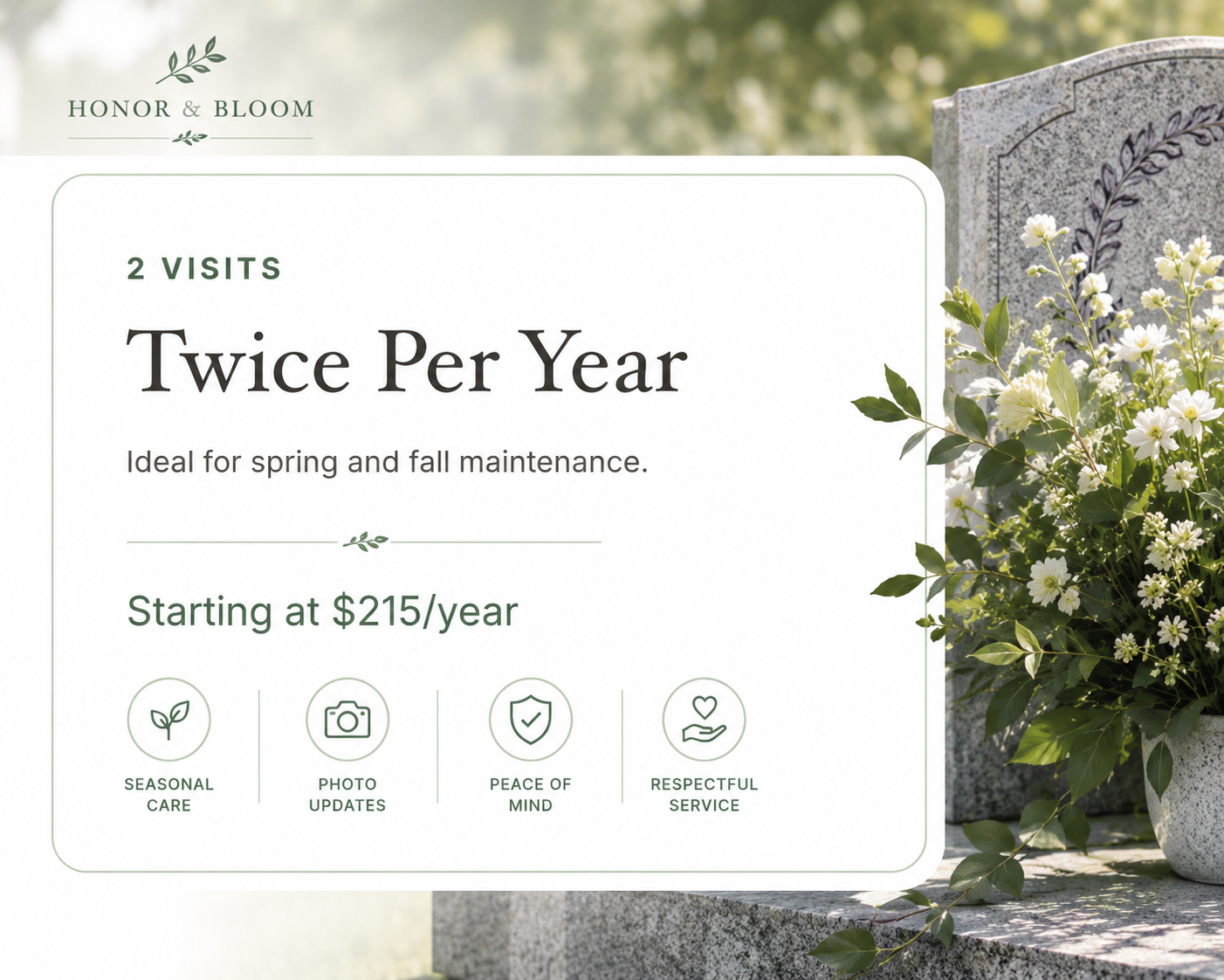 Twice Per Year Care Plan