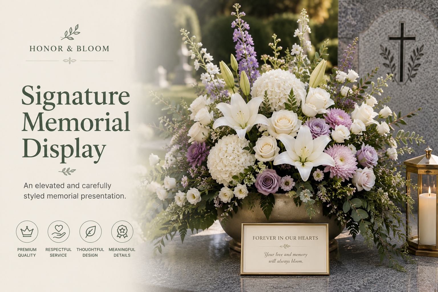 Signature Memorial Display